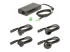 160W-POWER-ADAPTER - StarTech.com 160W Universal DC Power Adapter (24V/6.6A), 2-Wire Cord and 2/3-Pin Terminal Blocks, 100-240V AC/DC External Power Supply for Industrial USB Hubs, NA/UK/EU/ANZ Cords - Left-angle