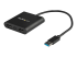 USB32HD2 - StarTech.com USB 3.0 to Dual HDMI Adapter, 1x 4K 30Hz & 1x 1080p, External Video & Graphics Card, USB Type-A to HDMI Dual Monitor Display Adapter Dongle, Supports Windows Only, Black - Right-angle