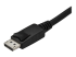 CDP2DPMM3MB - StarTech 9.8ft/3m USB C to DisplayPort 1.2 Cable 4K 60Hz, USB-C to DisplayPort Adapter Cable HBR2, USB Type-C DP Alt Mode to DP Monitor Video Cable, Compatible w/ Thunderbolt 3, Black - Close up
