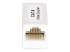 IN-CAT6-COUPLER-U1 - StarTech.com RJ45 Coupler, Inline Cat6 Coupler, Female to Female (F/F) T568 Connector, Unshielded Ethernet Cable Extension (IN-CAT6-COUPLER-U1) - Left side