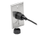 N206-FP01-IND - Eaton Tripp Lite Series RJ45 Bulkhead Wall Plate 1 Cutout Industrial Metal Single Gang TAA - Left-angle
