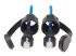 N200P-016BL-IND - Eaton Tripp Lite Series Industrial Cat6 UTP Ethernet Cable (RJ45 M/M), 100W PoE, CMR-LP, IP68, Blue, 16 ft. (4.88 m) - Close up