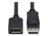 P579-006 - Eaton Tripp Lite Series DisplayPort Extension Cable with Latch, 4K @ 60 Hz, HDCP 2.2 (M/F), 6 ft. (1.83 m) - Close up