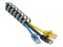 CBMFWD2014 - Startech Flexible Cable Management Raceway Spine Vertebrae, 3/4"(20mm)W x 1/2"(14mm)H, 20"(0.5m) length, Nylon 66 Network Cable/Power Cord Hider Kit, Wall Wire Duct System, UL Listed - Close up