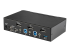 SV231DPU34K - StarTech.com 2 Port DisplayPort KVM Switch, 4K 60Hz, Single Display, Dual Port UHD DP 1.2 USB KVM Switch with Integrated USB 3.0 Hub and Audio, Dell, HP, Apple, Lenovo, TAA Compliant - Back