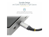 USB31CCV50CM - StarTech.com 20" (50cm) USB C Cable 10Gbps, USB 3.1/3.2 Gen 2 Type-C Cable, 100W (5A) Power Delivery Charging, DP Alt Mode, USB-C to C Cord, For USB-C Laptop, Phone, Device, Charge/Sync - Close up