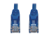 N261-006-BL - Eaton Tripp Lite Series Cat6a 10G Snagless Molded UTP Ethernet Cable (RJ45 M/M), PoE, Blue, 6 ft. (1.8 m) - Close up