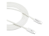 TBLT3MM2MW - StarTech.com 6.6ft (2m) Thunderbolt 3 Cable, 20Gbps, 100W PD, 4K Video, Thunderbolt-Certified, Compatible w/ TB4/USB 3.2/DisplayPort - Left-angle