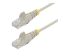 N6PAT50CMGRS - StarTech.com 50cm Slim LSZH CAT6 Ethernet Cable, 10 Gigabit Snagless RJ45 100W PoE Patch Cord, CAT 6 10GbE UTP Network Cable w/Strain Relief, Grey, Fluke Tested/ETL, Low Smoke Zero Halogen - Right-angle