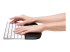 K52801EU - Kensington ErgoSoft Wrist Rest for Compact Keyboards - Left side
