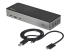 DK31C3HDPDUE - Startech USB-C & USB-A Dock, Hybrid Universal Triple Monitor Laptop Docking Station w/ DisplayPort & HDMI 4K 60Hz, 85W Power Delivery, 6x USB Hub, Ethernet, Audio, USB 3.1 Gen 2 10Gbps - Right-angle