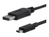 CDP2DPMM1MB - StarTech 3ft/1m USB C to DisplayPort 1.2 Cable 4K 60Hz, USB-C to DisplayPort Adapter Cable HBR2, USB Type-C DP Alt Mode to DP Monitor Video Cable, Compatible with Thunderbolt 3, Black - Close up