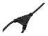 PXT101YEU2M - StarTech.com 2m (6ft) Computer Power Cord, 18AWG, EU Schuko to 2x C13 Power Cord, 10A 250V, Black Replacement AC Cord, TV/Monitor Power Cable, Schuko CEE 7/7 to IEC 60320 2x C13 Power Cord - Close up