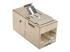 N235-001-SH-6A - Eaton Tripp Lite Series Cat6 Straight Through Modular Shielded In-line Snap-in Coupler (RJ45 F/F), TAA - Left-angle
