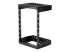 RK15WALLOA - StarTech.com 15U 19" Wall Mount Network Rack, Adjustable Depth 12-20" 2 Post Open Frame Server Room Rack for AV/Data/ IT Communication/Computer Equipment/Switch with Cage Nuts & Screws - Right-angle