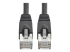 N262-006-BK - Eaton Tripp Lite Series Cat6a 10G Snagless Shielded STP Ethernet Cable (RJ45 M/M), PoE, Black, 6 ft. (1.83 m) - Close up