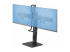 2MC1S-MONITOR-STAND - Startech Crossbar Dual Monitor Desk Stand, Double 27inch Screens/VESA - Right-angle