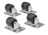 SRCASTER - Eaton Tripp Lite Series SmartRack Rolling Caster Kit, 4 pack - Right-angle