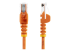 45PAT5MOR - Startech 5m Orange Cat5e / Cat 5 Snagless Ethernet Patch Cable 5 m - Multi-angle