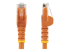 N6PATC3MOR - StarTech.com 3m CAT6 Ethernet Cable, 10 Gigabit Snagless RJ45 650MHz 100W PoE Patch Cord, CAT 6 10GbE UTP Network Cable w/Strain Relief, Orange, Fluke Tested/Wiring is UL Certified/TIA - Front