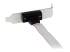 PLATE9M16LP - StarTech.com 1 Port 16in DB9 Serial Port BRacket to 10 Pin Header - Back