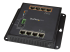 IES81GPOEW - StarTech.com Industrial 8 Port Gigabit PoE Switch, 4 x PoE+ 30W, Power Over Ethernet, Hardened GbE Layer/L2 Managed Switch, Rugged High Power Gigabit Network Switch IP-30/-40C to +75C - Right-angle