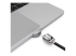 UNVMBPRLDG01KL - Compulocks Ledge Lock Adaptor for MacBook Pro 13" M1 & M2 with Keyed Cable Lock - Left-angle