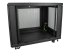 RK1233BKM - StarTech.com 12U Server Rack Cabinet, 4-Post Adjustable Depth (2" to 30")Network Equipment Rack Enclosure w/Casters/Cable Management/Shelf/Locking, Dell PowerEdge, HP ProLiant, ThinkServer - Left-angle