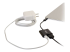 80492 - C2G USB C to HDMI Audio/Video Adapter w/ Power Delivery - Left-angle