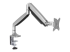 ARMPIVOTHD - Startech Desk Mount Monitor Arm, Heavy Duty Ergonomic VESA Monitor Arm, Single Display up to 9kg, Full Motion, Height Adjustable, Articulating, Aluminum, C-Clamp/Grommet, Silver - Left-angle