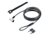 NBLWK-LAPTOP-LOCK - StarTech.com Laptop cable lock 6Ft Compatible With Noble Wedge; Laptop Cable Lock, 6Ft (2m), Anti-Theft Keyed Lock, Security Cable Lock For Dell XPS/Latitude, Cut-Resistant Steel Cable Lock For Laptop (NBLWK-LAPTOP-LOCK) - Right-angle