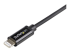 USBLT1MB - Startech 1m (3ft) Black Apple 8-pin Lightning Connector to USB Cable for iPhone / iPod / iPad - Close up
