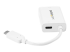 CDP2HDUCPW - StarTech.com USB C to HDMI 2.0 Adapter with Power Delivery, 4K 60Hz USB Type-C to HDMI Display/Monitor Video Converter, 60W PD Pass-Through Charging Port, Thunderbolt 3 Compatible, White - Right side