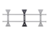 FCA115 - Chief Fusion Wall Plate for Wall Mounts - Front