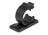 CBMCC2 - StarTech.com 100 Adhesive Cable Management Clips Black, Network/Ethernet/Office Desk/Computer Cord Organizer, Sticky Cable/Wire Holders, Nylon Self Adhesive Clamp UL/94V-2 Fire Rated - Back