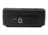 SDOCKU313 - Startech USB 3.1 (10Gbps) Single-Bay Dock for 2.5"/3.5" SATA SSD/HDD - Back