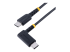 R2CCR-15C-USB-CABLE - StarTech.com 6in (15cm) USB C Charging Cable Right Angle, 60W PD 3A, Heavy Duty Fast Charge USB-C Cable, USB 2.0 Type-C, Durable and Rugged Aramid Fiber, S20/iPad/Pixel - Right-angle