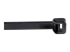 CBMZT10BK - Startech 10"(25cm) Cable Ties, 1/8"(4mm) wide, 2-5/8"(68mm) Bundle Diameter, 50lb(22kg) Tensile Strength, Nylon Self Locking Zip Ties w/Curved Tip, 94V-2/UL Listed, 1000 Pack, Black - Close up