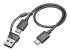 9T9J3AA#AC3 - Poly Voyager Focus 2 - Right-angle