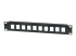 714860 - Intellinet Patch Panel, Blank, 10", 1U, 10-Port, Black - Right-angle