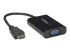 HD2VGAA2 - Startech HDMI to VGA Video Adapter Converter with Audio for Desktop PC / Laptop / Ultrabook - Left-angle