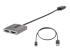 MST14DP122HD - Startech DP to Dual HDMI MST HUB, Dual HDMI 4K 60Hz, DisplayPort Multi Monitor Adapter with 1ft (30cm) Cable, DP 1.4 Multi Stream Transport Hub, DSC | HBR3, DP to 2x HDMI Ports - Left-angle