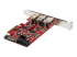 PEXUSB312A1C1H - StarTech.com 5-Port USB PCIe Card, 10Gbps USB 3.1 Gen 2 PCIe Card w/ 1x USB-C & 2x USB-A, 1x 2 Port IDC (Internal 5Gbps USB Header Expansion), USB C PCIe Card, PCI Express USB Controller - Back