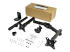 ARMDUAL3 - Startech Desk Mount Dual Monitor Arm, Desk Clamp VESA Compatible Monitor Mount for up to 32 inch Displays, Ergonomic Articulating Monitor Arm, Height Adjustable/Tilt/Swivel/Rotating - Multi-angle