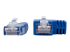 N204-001-BL-RA - Eaton Tripp Lite Series Right-Angle Cat6 Gigabit Molded UTP Ethernet Cable (RJ45 Right-Angle M to RJ45 M), Blue, 1 ft. (0.31 m) - Close up