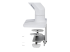 98-630-216 - Ergotron HX - Mounting kit (desk clamp mount with base) - Right side