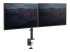 ARMDUAL3 - Startech Desk Mount Dual Monitor Arm, Desk Clamp VESA Compatible Monitor Mount for up to 32 inch Displays, Ergonomic Articulating Monitor Arm, Height Adjustable/Tilt/Swivel/Rotating - Left-angle