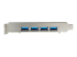 PEXUSB314A2V2 - StarTech.com 4-Port USB PCIe Card - Left side