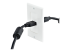 HDMIPLATE - StarTech.com Single Outlet Female HDMI Wall Plate White - Right-angle