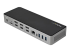 DK31C3HDPDUE - Startech USB-C & USB-A Dock, Hybrid Universal Triple Monitor Laptop Docking Station w/ DisplayPort & HDMI 4K 60Hz, 85W Power Delivery, 6x USB Hub, Ethernet, Audio, USB 3.1 Gen 2 10Gbps - Back